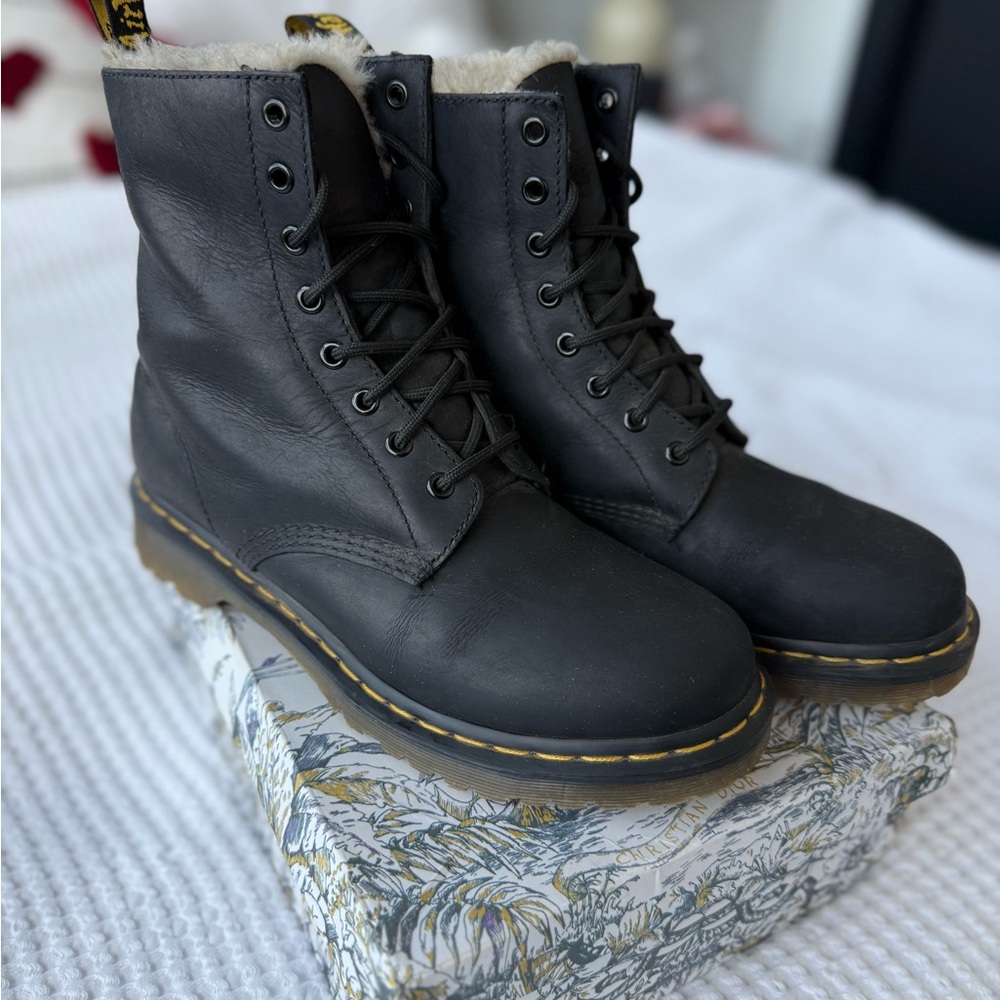 Dr. Martens Black Combat Boots